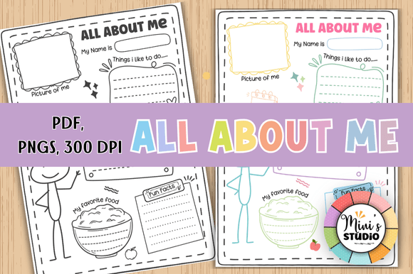 All About Me Printable Worksheet: A Fresh Start for School