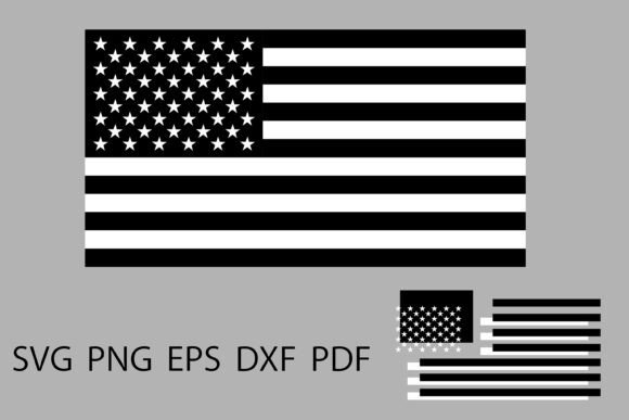 American Flag Black and White USA: A Designer's Monochrome Asset