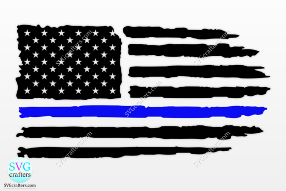 American Flag Thin Blue Line Svg: More Than a Symbol