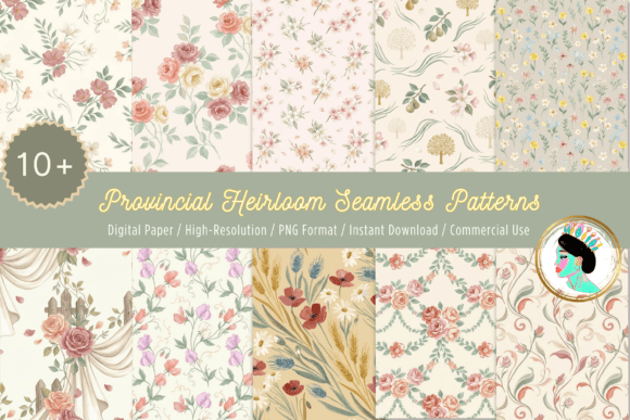 French Farmhouse Pattern Bundle: Provincial Elegance