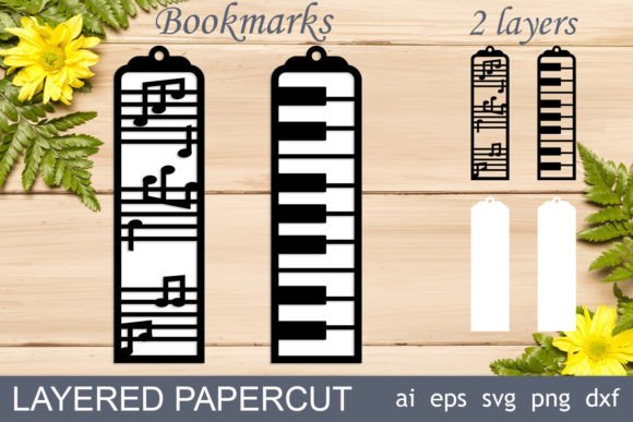 Music Notes & Bookmarks SVG: Crafting with Rhythm