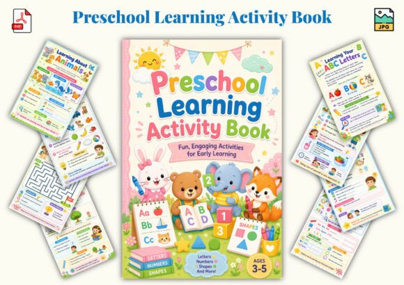 Preschool Learning Activity Book: A Joyful Design for Young Learners