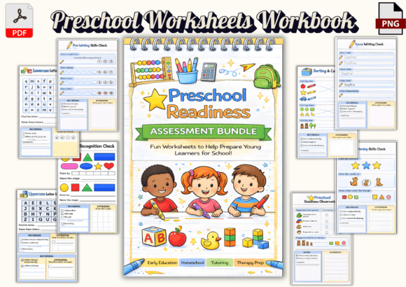 Preschool Readiness Assessment Bundle: A Practical Toolkit for Early Learning