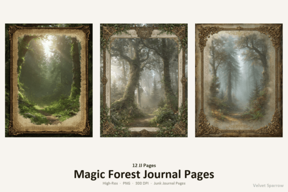 Unlock the Enchantment of Magic Forest Journal Pages